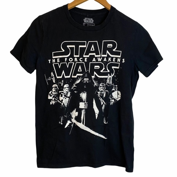 Star Wars The Force Awakens Kylo Ren Black Tee Small Fandom - Picture 1 of 9